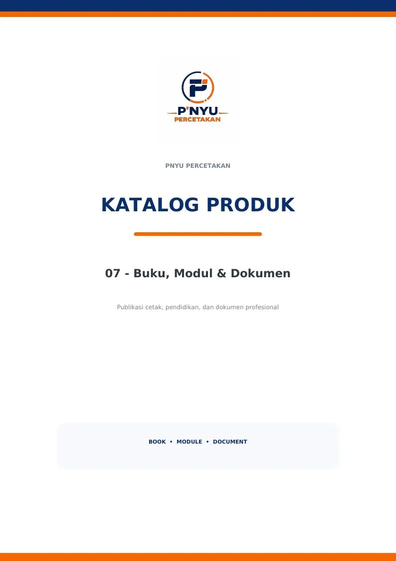 Katalog Buku, Modul & Dokumen
