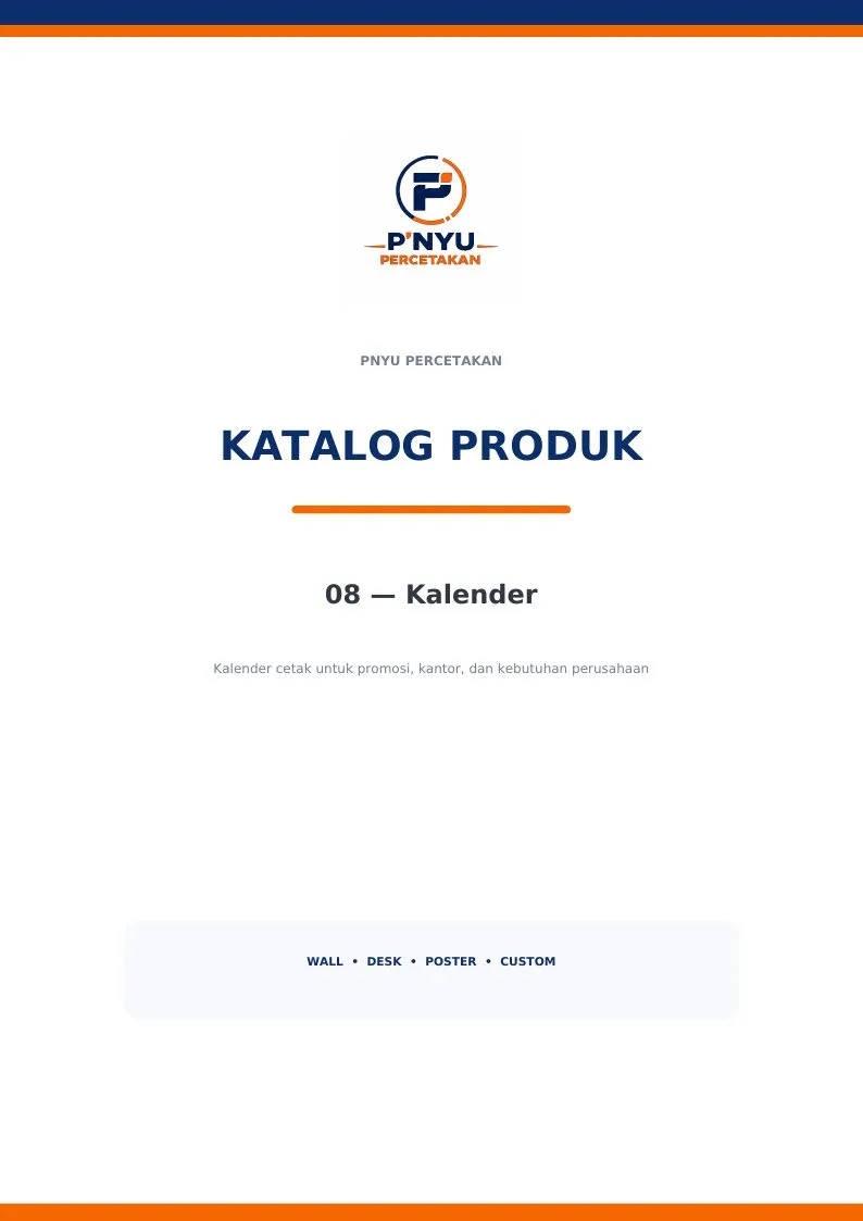 Cover katalog Kalender