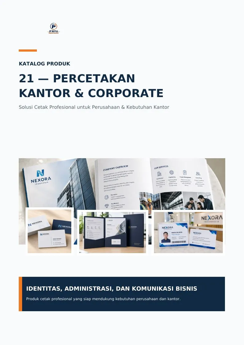 Katalog Percetakan Kantor & Corporate