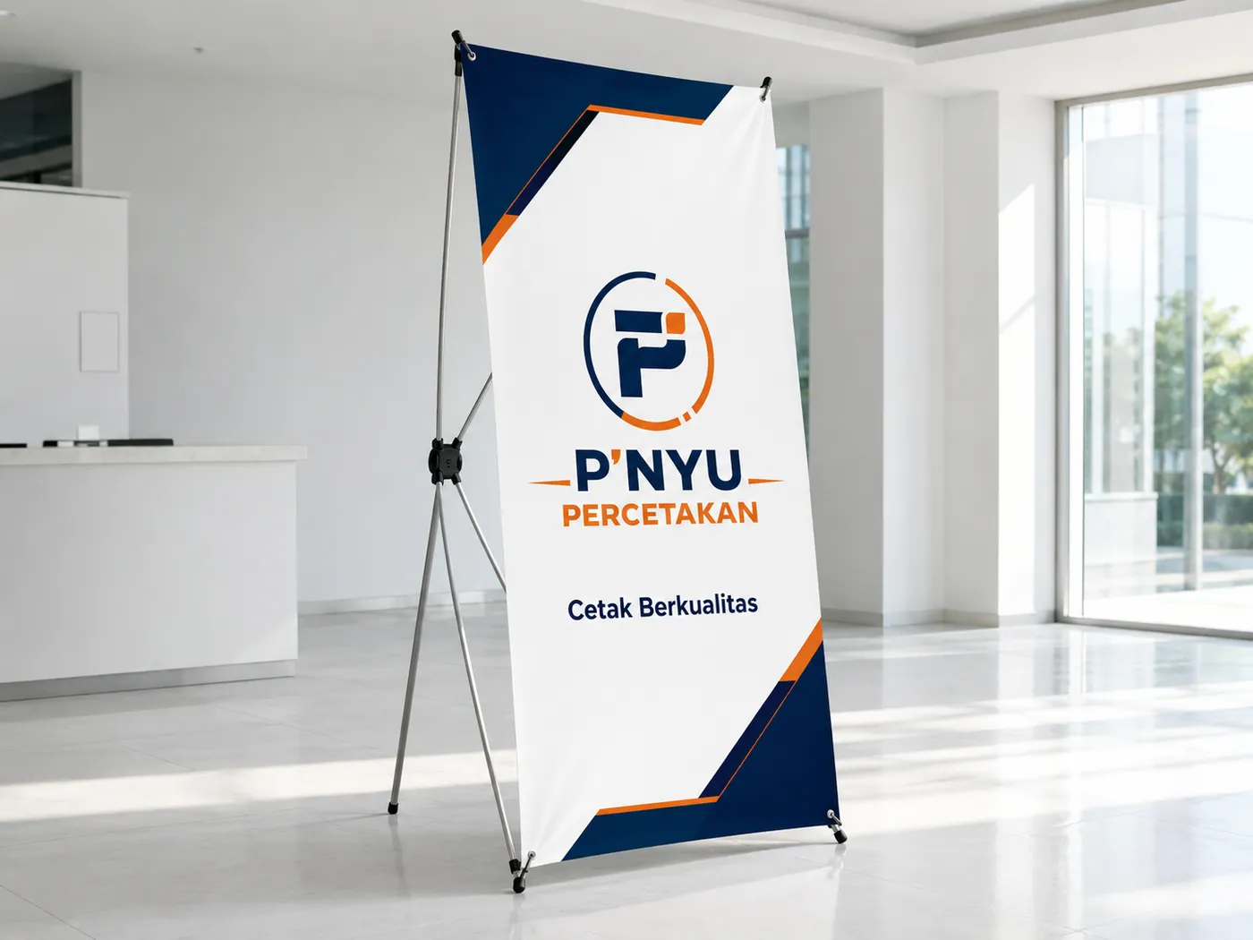 Mockup X-Banner dari katalog PNYU