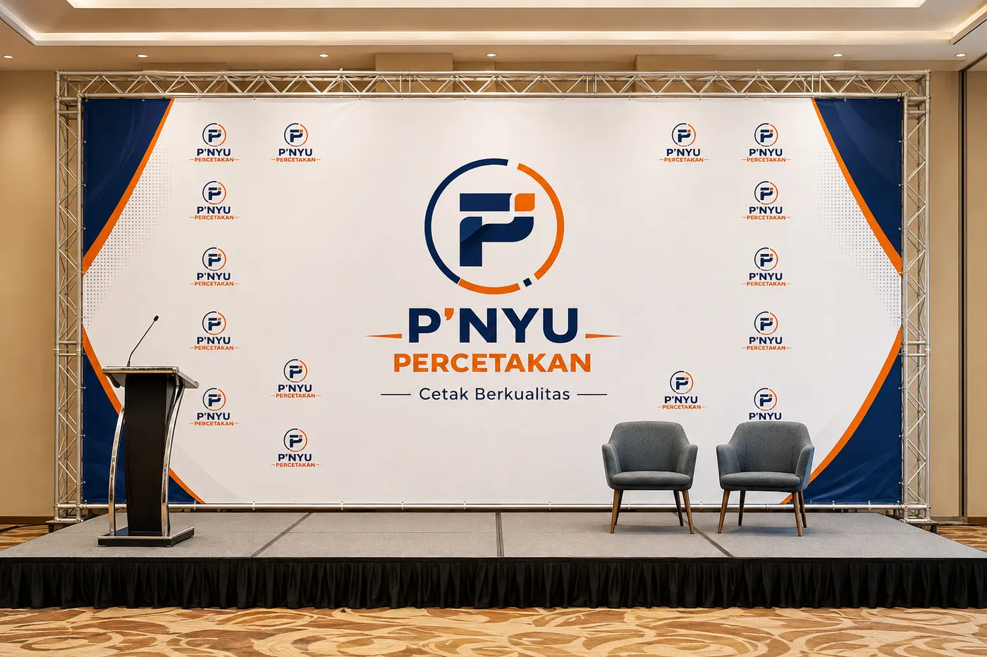 Mockup Backdrop dari katalog PNYU