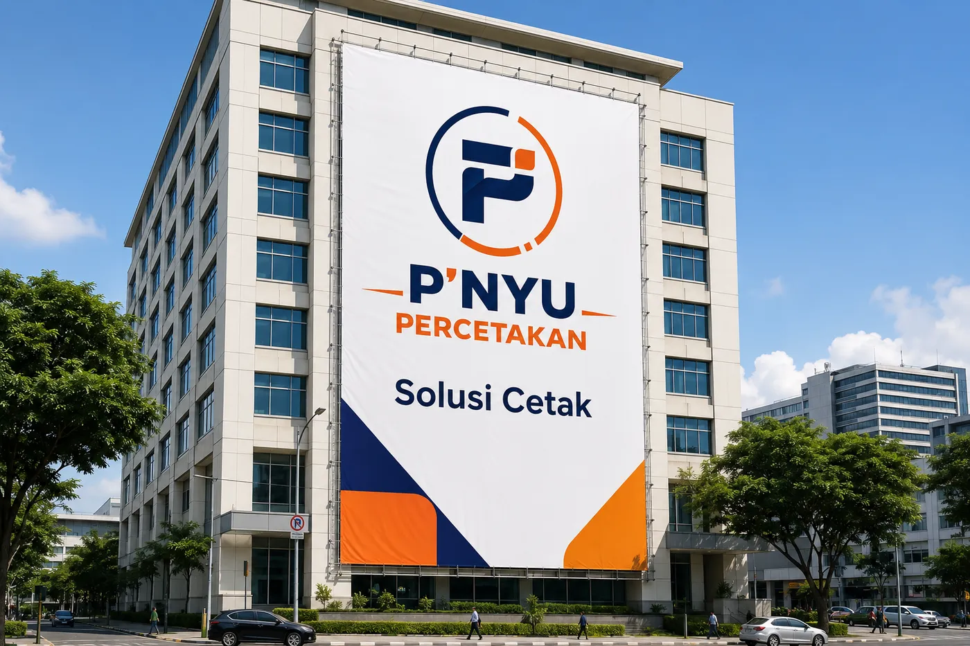 Mockup Giant Banner dari katalog PNYU