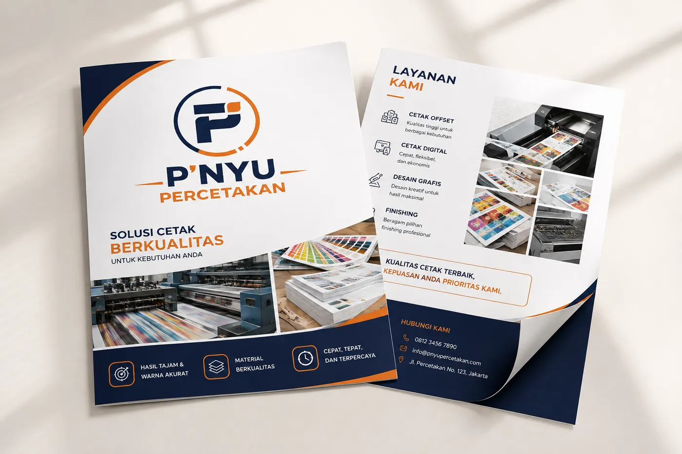 Mockup Brosur dari katalog PNYU