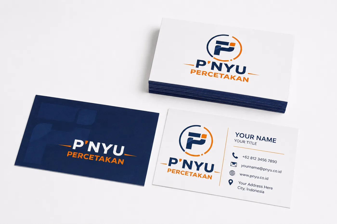 Mockup Kartu Nama dari katalog PNYU
