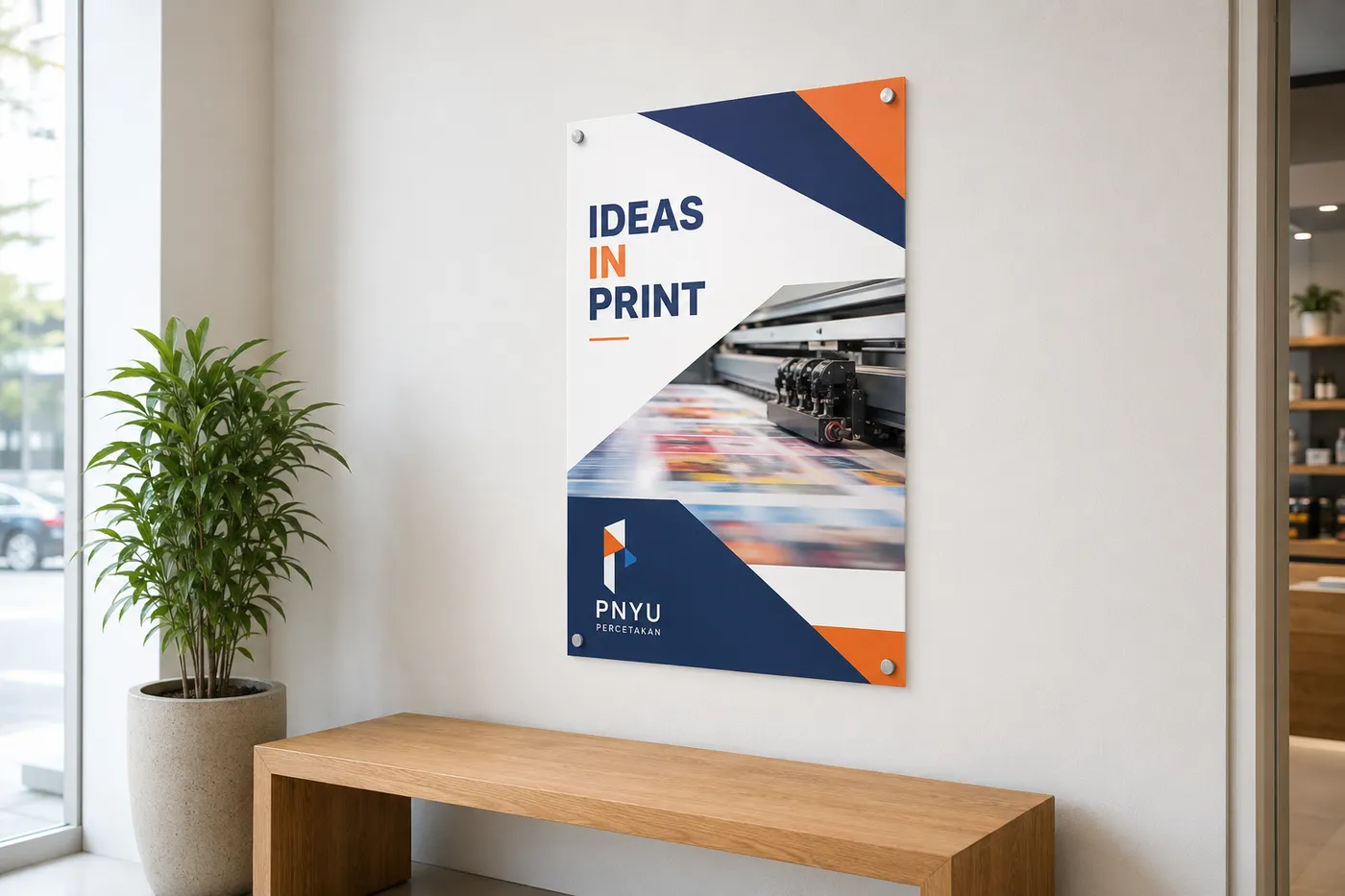 Mockup Poster A2 dari katalog PNYU