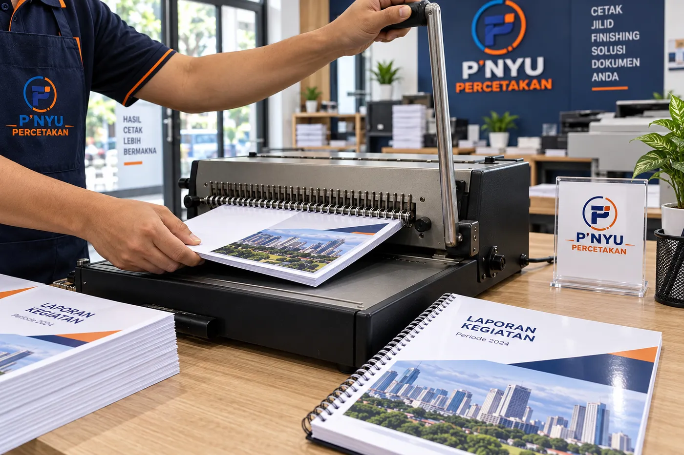 Mockup Jilid dari katalog PNYU