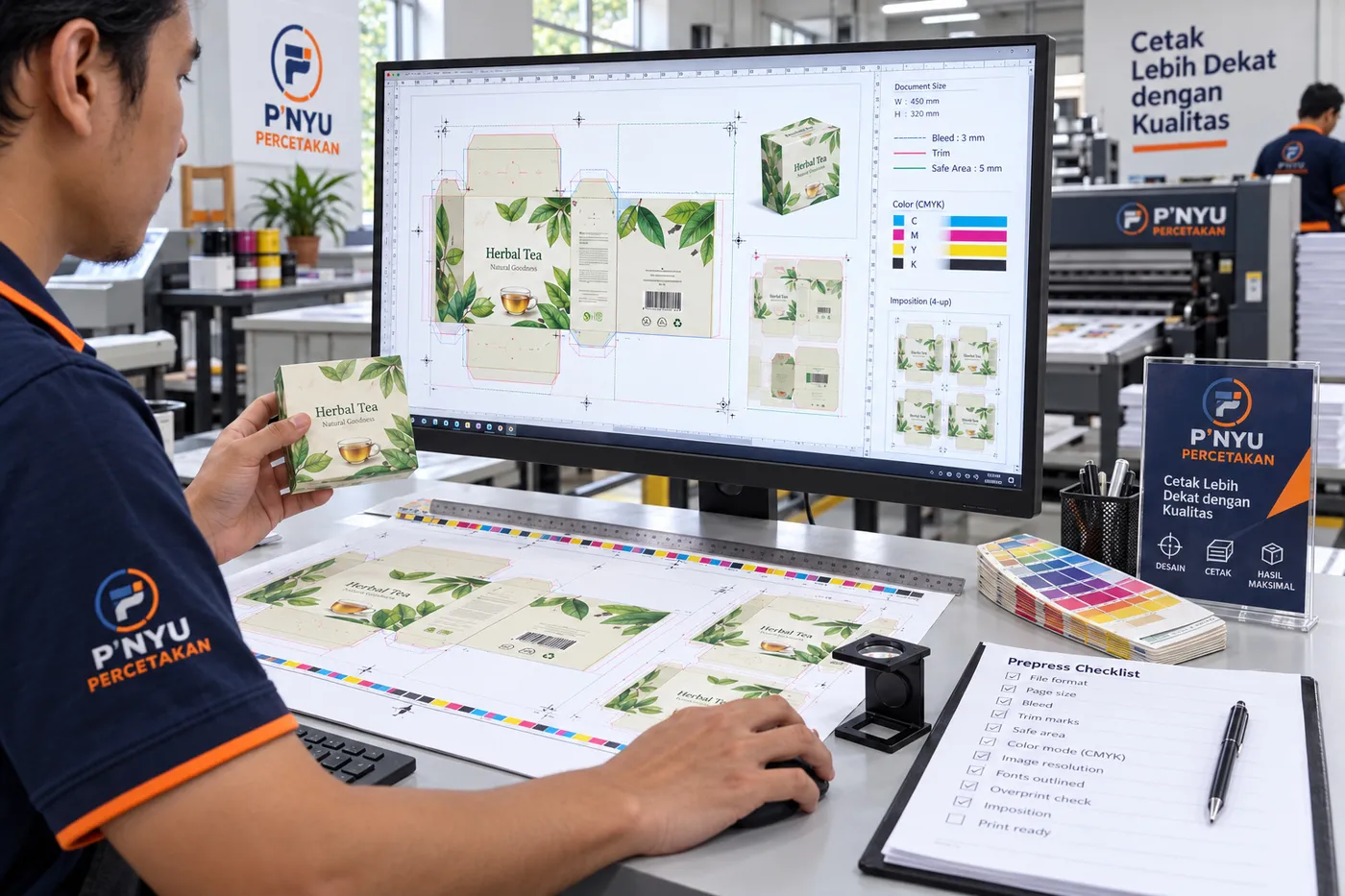 Mockup Setting File dari katalog PNYU